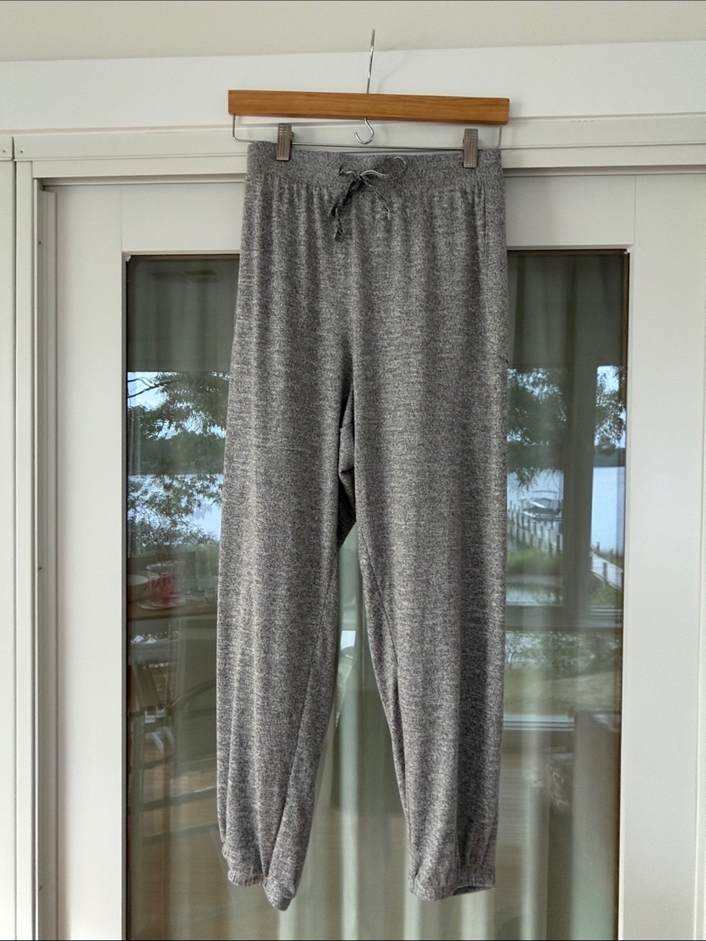 Sonoma Women's Gray Jogger Pants with Elastic Waist